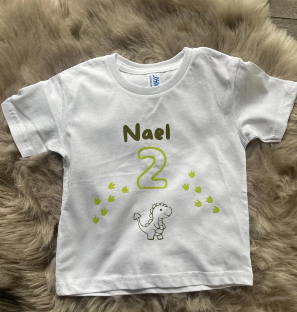 personalisiertes T-Shirt Geburtstag Dino